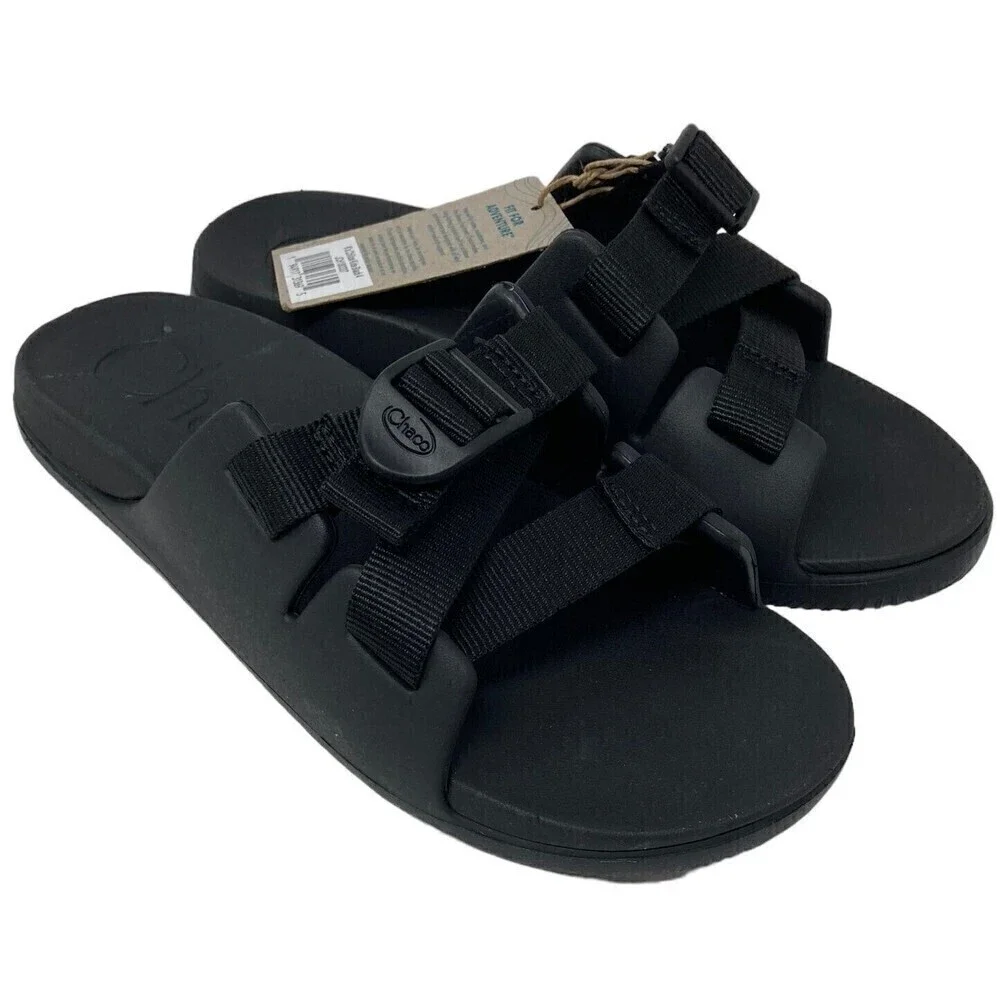 Chaco Chillos Kids Slip-On Sandals Size 4M Ultralight Comfort Black